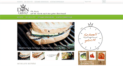 Desktop Screenshot of dongusto.at